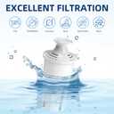 6-Pack Replacement Filter for Brita Pitcher and Dispensers,Water Filters Compatible for Britta OB03, Classic 35557, Mavea 107007, Everyday, Marina, Grand, Lake and More - APPLIANCEMATES