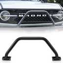 FieryRed OEM Version Front Bumper Bull Bar for Ford Bronco Accessories 2024 2023 2022 2021 2/4 Doors, Only fit Modular Steel Front Bumper, Rust-Resistant Grille Guard, Not for Bronco Sport