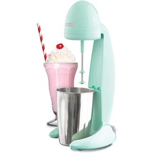 Dash Retro Milkshake Maker - Classic Milkshake Maker - 2-Speed Power Electric Drink Mixer with Stainless Steel Mixing Cup and One-Touch Power Button