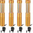 4 Pieces Strobe Baton Bottle Service Sparklers Bottle Service Light Bottle Handheld Light for Nightclubs Weddings Parties Activities Supplies (Gold)