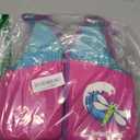 SwimSchool Swim Trainer Vest, Flex-Form, Adjustable Safety Strap, Easy On and Off, Medium/Large, up to 50 Lbs., Pink/Aqua 