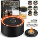 Electric Whiskey Smoker Kit - Old Fashioned Bourbon Drink Cocktail Whisky Smoking Kit with Glasses Gifts for Dad Husband Men Father Whiskey Lovers