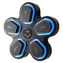 Music Boxing Machine, Smart Bluetooth Boxing Machine for Adults & Kids with 2 Boxing Gloves, 12 Modes/Speeds, Wall Mounted Music Boxing Workout Equipment for Home Office Gym(Black)