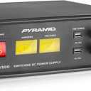 Pyramid PSV500 Universal Compact 50 Amp Adjustable 12 to 15 Volts Output Home Bench Power Converter Supply, with 2 USB Ports and Overload Protection