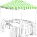 Outdoor Kids Playhouse Replacement Canopy,Replacement Top Cover Suitable for Multiple Brands with The Same Size Kids' Playhouse of The Same Size. (Green 56" W x 56" D x 17" H)