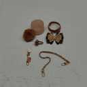 Bling Stanley Cup Accessories for 40oz & 30oz Tumbler including Silicone Cute Bow Straw Topper Cover, Silicone Stanley Cup Boot,Leather Water Bottle Handle Strap, Charms(Brown) (A2-Gold Brown)