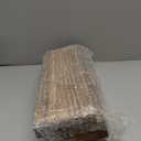 Emfogo Floating Shelves for Wall, 16.9 inch Wood Wall Shelves with Ledge, Floating Shelf Picture Ledge Set of 3 for Living Room Bedroom Kitchen Display and Storage(Rustic Brown) (Carbonized Black)