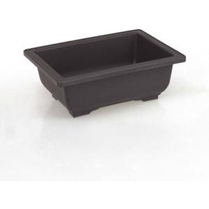 Succulent Flower Pots with Drainage Holes for Garden and Indoor Use, 23cm Medium Rectangular Nursery Pots for Seedlings and Planting, 2 Packs