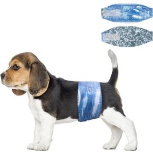 Dono Dog Diapers Male Disposable Male Dog Wraps, 36 Count Wider Doggie Puppy Diapers Male Belly Bands, Super Absorbent, Leak-Proof Fit, Excitable Urination, Incontinence, XS