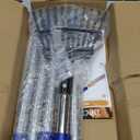 Garden Rake -Small Leaves Rakes for Gardening - 11 Metal Tines 8.5" Wide - 78" Long Handle Leaf Rakes for Lawns Heavy Duty for Yard Lawn Shrub Garden Beds (silver)