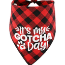 Dog Birthday Bandana for Boy and Girl Dogs,Gotcha Day Pet Scarf,Dog Adoption Bandana