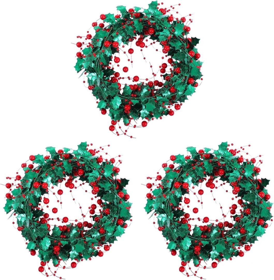 Christmas Tinsel Wire Garland Craft Party Accessory Xmas Tree Decorations Holiday Home Decor Wedding Birthday Party Supplies