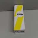 4 Pcs Men's Official Referee Costume Set Zipper Ref Shirt Stainless Whistle with Lanyard Red & Yellow Penalty Flag (Large)