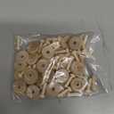Civaner 36 Pack Wooden Wheels Toys for Crafts Mini Wooden Craft Wheels with Axle Pegs for Crafts DIY Toy Cars Painting Colors Working Pegboards(0.75 Inches Diameter)