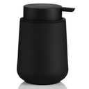 YAUKPH Matte Black Liquid Hand Soap Dispenser Plastic 11 oz - Modern Minimalist Style for Bathroom & Kitchen Countertop Refillable