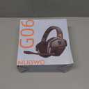 NUBWO Wireless Gaming Headset with Mic for Ps5 Ps4 PC, Zero Interference, 100-Hour Battery All-Day Play, 23ms Sync for Fortnite & Call of Duty/FPS Gamers, Triple Mode All Devices Compatible - Orange