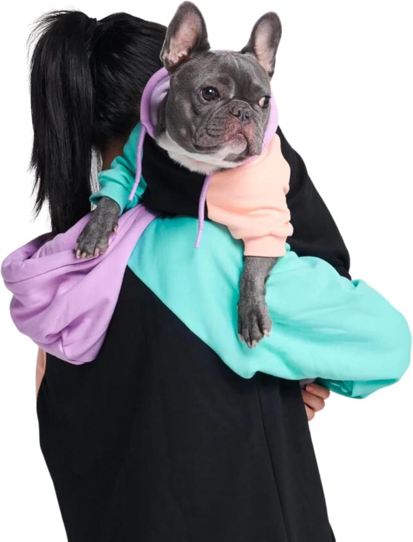 Spark Paws Human Hoodie - Premium Quality, Buttery Soft, Superior Comfort and Fit, Calming Fleece Interior, Suitable for All Styles  Cyber Color Block - M