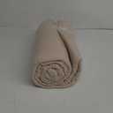 EMME Cotton Blanket King Size for Bed Soft Muslin Blankets 108"x90" Lightweight Breathable Layering Bedspread Coverlet All Season Gauze Blanket, Light Tan