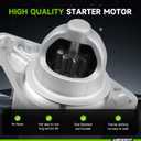 19159 New Starter Motor Compatible with 2012-2015 Honda Civic L4 1.8L, 2016-2022 HR-V 1.8L, 2013 2014 2015 Acura ILX 2.0L L4, Replace# 19264, 31200-R1A-A01, 31200-R0A-004, 31200-RIA-A11