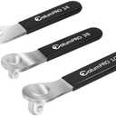 ColumPRO 3PCS Low Profile Socket Lever, 1/4”, 3/8” and 1/2” Drive Breaker Bar, Extra Low Profile Stubby Wrenches Set, Non-Ratcheting, Great for Boats, RV, Off Road Vehicle