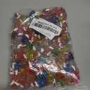 160 Pcs Mini Christmas Glitter Ducks Glow in The Dark Luminous Tiny Resin Ducks Small Duck Figurines for Xmas Tree, Dollhouse Micro Garden Landscape Aquarium Decoration Crafts