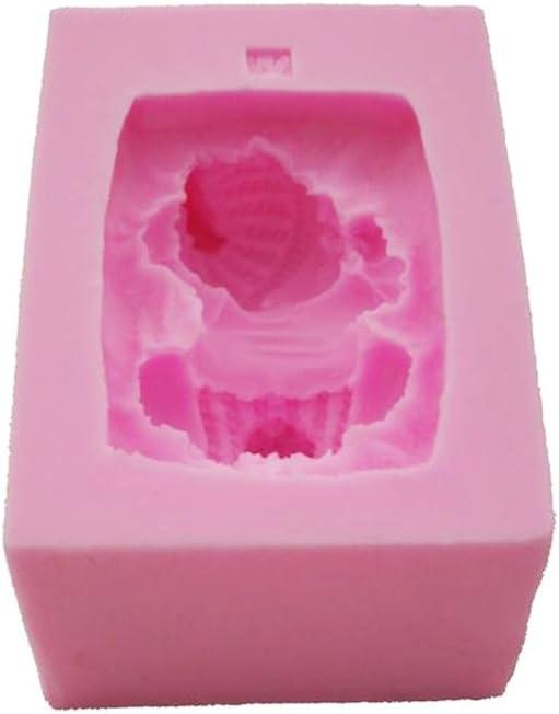 Cabilock Sleeping Mold for Cake Decorating and Handmade Soap Making Flexible Fondant Mold for Baking Crafts and Celebrations