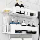 Shower Caddy 4 Pack Adhesive Bathroom Organizers And Storage&Home Decor&Kitchen,No Drilling,Kitchen Organizers And Storage,Shower Organizer For Inside Showe (White), XY-SC-001