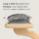 Doodle Slicker Dog Brush - Perfect For Goldendoodle & Poodle Hair Maintenance - Medium to Long Hair Breeds - Detangle, Brush, & Fluff Like a Pro - Goldendoodle Must Haves by Freshly Bailey