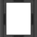 MCS Canvas Float Frames 8x10 Frame, Black Frame for Finished Canvases, Vertical & Horizontal Wall Hanging Frame with Adhesive for Canvas Paintings (Pack of 1)