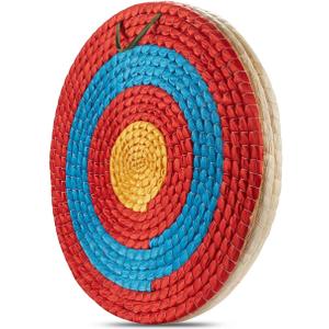 Traditional Hand-Made Straw Archery Target,Arrow Target for Recurve Bow Longbow or Compound Bow (20in / 3 Layers)