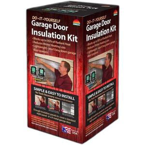 Reach Barrier Garage Door Insulation Kit, Reflective, 8x8 Single Door, 8 Bubble Insulation Panels