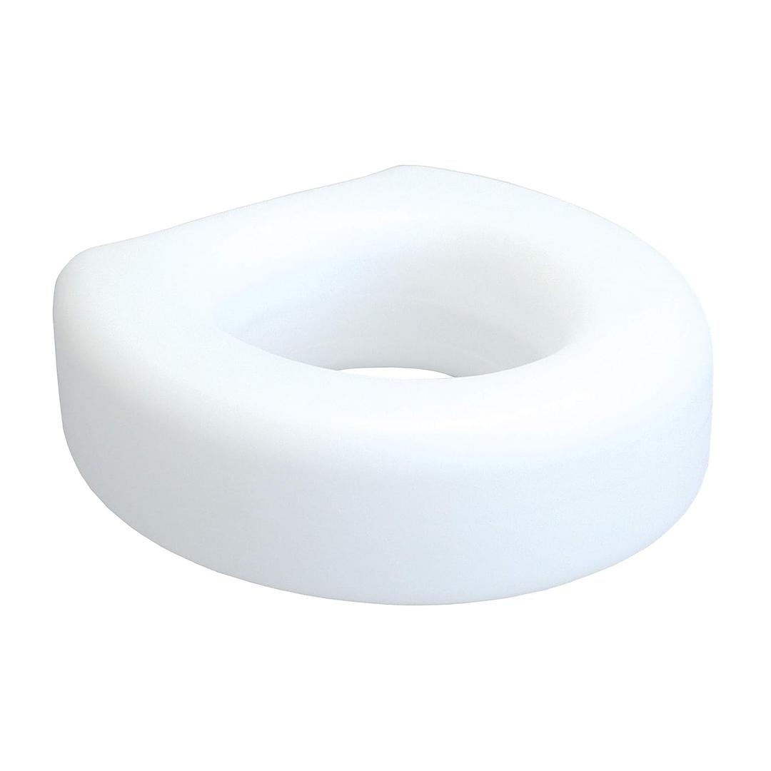 Lumex Raised Toilet Seat, 4.5" Riser, Non-Locking, Fits Most Toilets