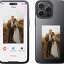 Ink Phone Case for iPhone 14 PRO MAX, Smart Picture Case with APP Control, Strong TPU Protection, Black