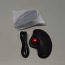 Nulea M501 Wireless Trackball Mouse, Rechargeable Ergonomic, Easy Thumb Control, Precise & Smooth Tracking, 3 Device Connection (Bluetooth or USB Receiver), Compatible for PC, Laptop, Mac, Windows.