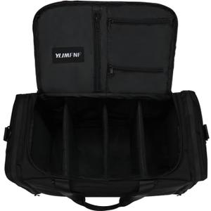 Sneaker Bag for Travel, Premium Multi-functional Duffel Bag, Gym Training Bag With 3 Adjustable Compartment Dividers, Waterproof Outdoor Sports Bag Black