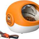Sphere Automatic Cat Feeder - Smart RFID Cat Food Dispenser with Collar Sensor - Suitable for Both Wet and Dry Food - LCD Menu - Enclosed & Locking Doors - Multi-Pet