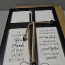 Our Centerpiece A Cord Of Three Strands Wedding Sign