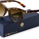 EASY READ Bifocal Reading Sunglasses for WomenFashion Sun Readers UV400 Protection(Magnification 2.00, Turquoise)