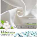 Adorel Teen Girls Underwear Cotton Panties Briefs Solid Color Pack of 8 (M)