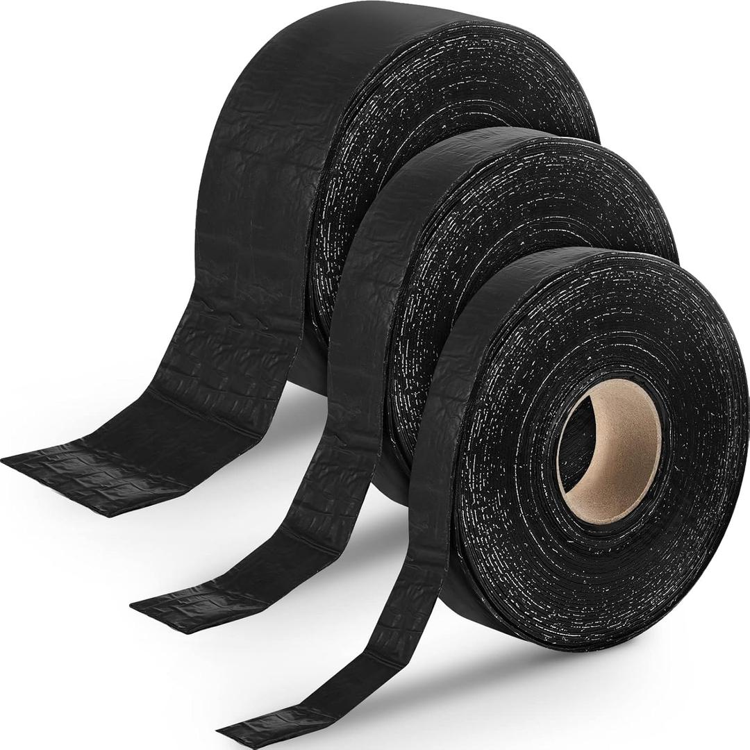 Fabbay 150ft Asphalt Tape Black Concrete Crack Sealer 1.2inch 2inch 4inch Self Adhesive 2.5mm Thick Waterproof Driveway Joint Repair Cement Road