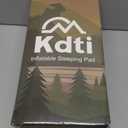 Double Camping Sleeping Pad with Pillow, Built-in Foot Pump Inflatable Sleeping Pad, Ultralight Air Mattress, Durable Waterproof Camping Pad for for Tent, Backpacking, Hiking (5" Thick Double)