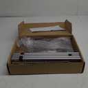 FlagShip 2 Tier Under Sink Organizers and Storage Rack Expandable Cabinet Shelf for Kitchen Bathroom Silver (17-25 inches)