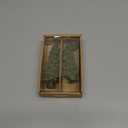 Creative Co-Op Unscented Tree Shaped Taper Candles, Evergreen, Boxed Set Of 2 (5")