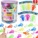2 x 52 pcs Sticky Hands, Party Favors for Kids 4-8 8-12 Goodie Bag Stuffers Treasure Box Prizes Mini Stretchy Hands Fidget Toys Adults Party Supplies Birthday Gifts for Boys Girls Teens
