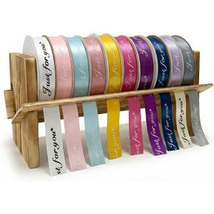 HGREAA Ribbon Storage Rack Spool Holder Multi-Use Organizers for Craft Studios Organization, Sewing Rooms, Gift Wrapping Stations, Small Craft Shops and Boutiques