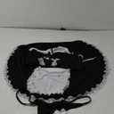 Sexy Maid Outfit Women Maid Servant Cosplay Strap Mini Dress Bow Lingerie Lace Babydoll Cute Apron Roleplay Nightdress XXL