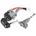 Ignition Lock Cylinder W/Keys No.81970-3XA00 - Car Ignition Switch Cylinder Lock Assembly - for Hyundai Elantra 2011-2015 Metal Silver Tone - Door Lock Cylinder 1 Set