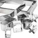 Gingerbread House Cookie Cutter Set - 3D Christmas Cookie Cutters - 10Pcs Gingerbread House Kit for Christmas, Halloween, Holiday, Winter (Gift Package)