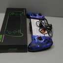 Gammeefy Switch Controllers, Hall Effect Joystick Switch Joypad forSwitch/OLED, Full-Size Grip Wireless Switch Pro Controller with 9 Color Lights. Ideal for Those Who Prefer Handheld Mode (6.2"/7", Starry Sky)