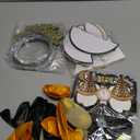 Happy New Year Eve Party Supplies 2026 Complete New Years Decorations Set with Happy New Year Banner, Black & Gold Triangle Flag, Headbands, Hanging Swirls, Honeycomb Balls & Balloons